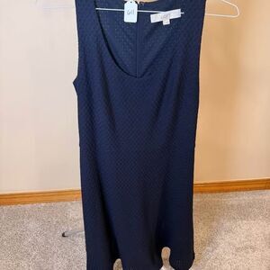 LOFT Sleeveless Eyelet Dress